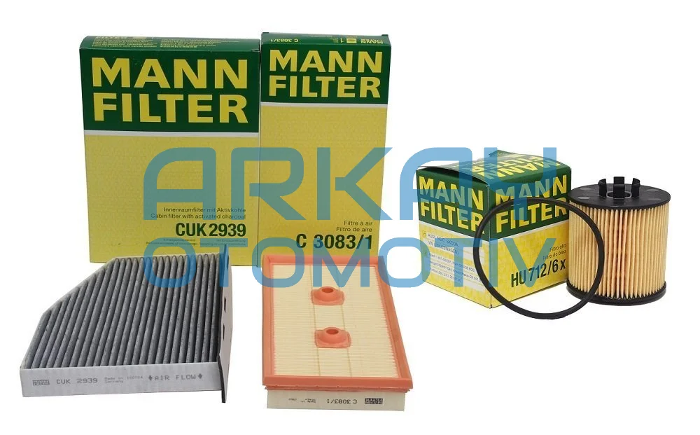 Volkswagen Jetta 2006-2010 Model 1.6 FSI (BLF) Motor Periyodik Bakim Seti Mann Marka
